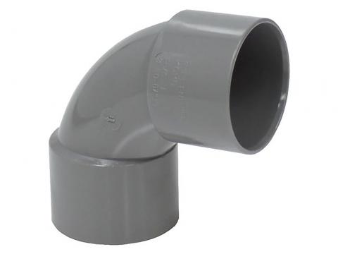 COUDE SANITAIRE PVC Ø40MM 87° F/F