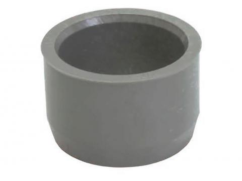 PVC VERLOOPSTUK GRIJS Ø50/40
