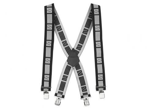 BRETELLES ELASTIQUES NOIR UNI-TAILLE