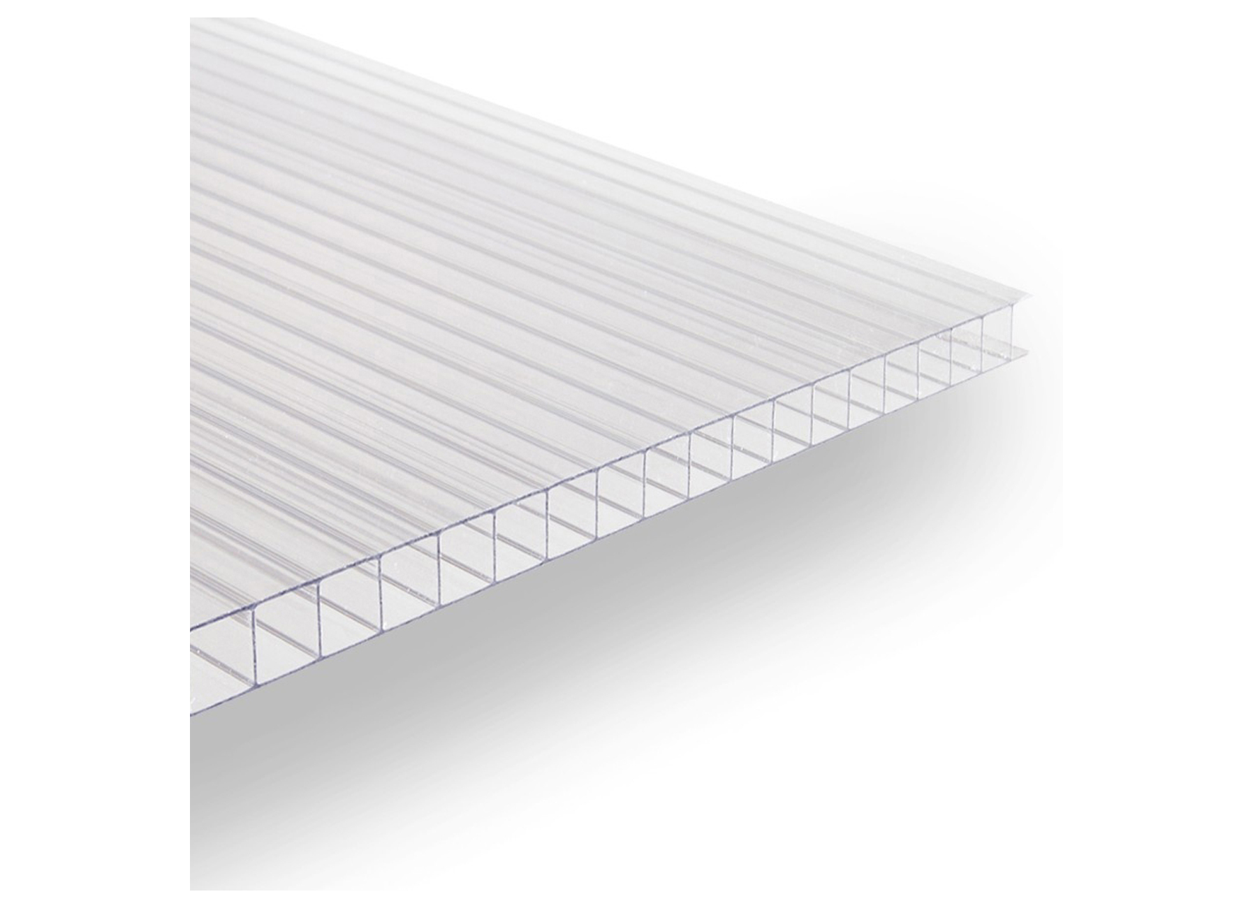 SUNLITE PLAQUE EN POLYCARBONATE DOUBLE PAROIS TRANSPARENT