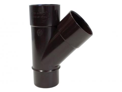 T EN PVC Ø50 45° BRUN