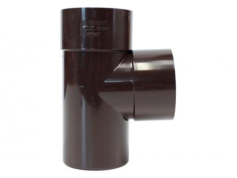 RWA T-STUK Ø80 87° BRUIN