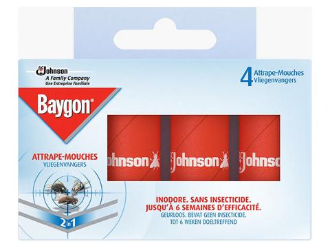 BAYGON VLIEGENVANGERLINTEN 4 STUKS