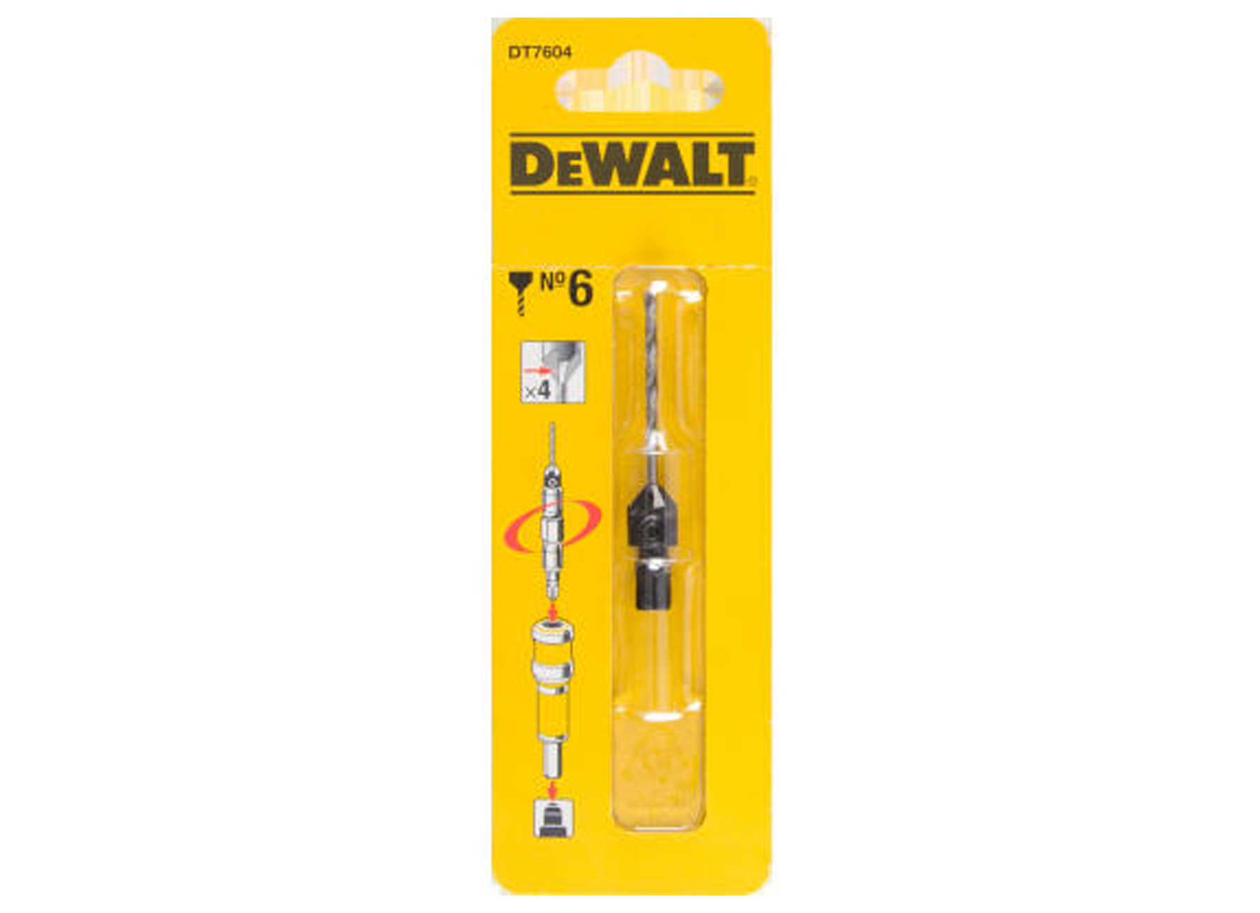 DEWALT MECHE D''AMORCE ET FRAISE COUPANTE
