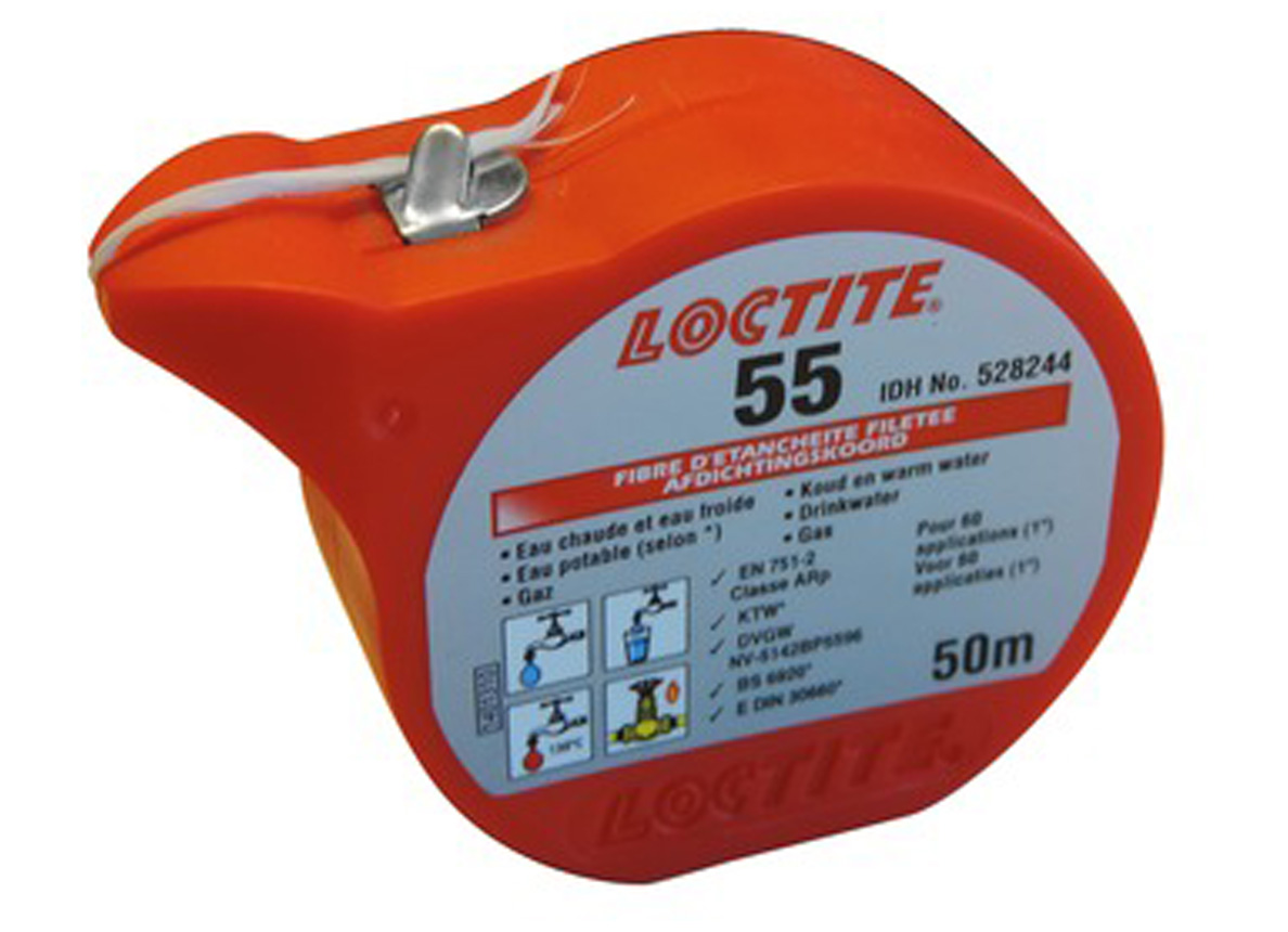 LOCTITE 55 AFDICHTINGSKOORD GAS EN WATER (50M)