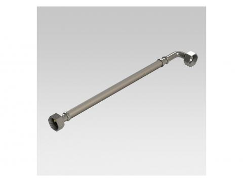 AQUAFLEX MOER 3/8''F X MOER 3/8''F BOCHT L=75CM Ø8MM