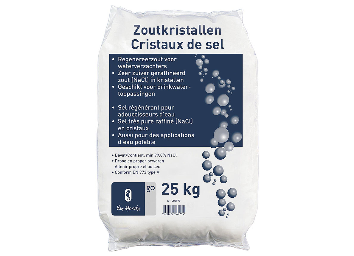 ZOUTKRISTALLEN 25KG