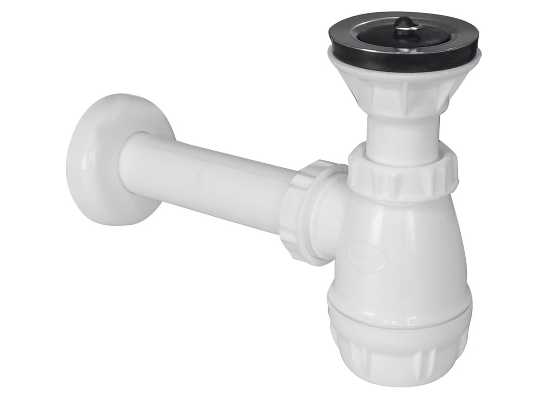 SIPHON DE BOUTEILLE POUR LAVABO PP BLANC 5/4'' X Ø32