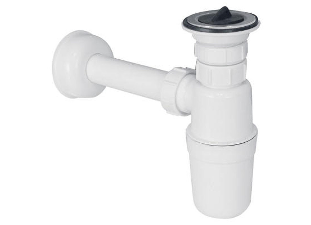 FLESHEVEL VOOR LAVABO PP WIT 5/4'' X Ø32 EN PLUG