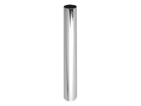 TUBE D'EVACUATION CHROME SANS COLLET 5/4'' L=30CM