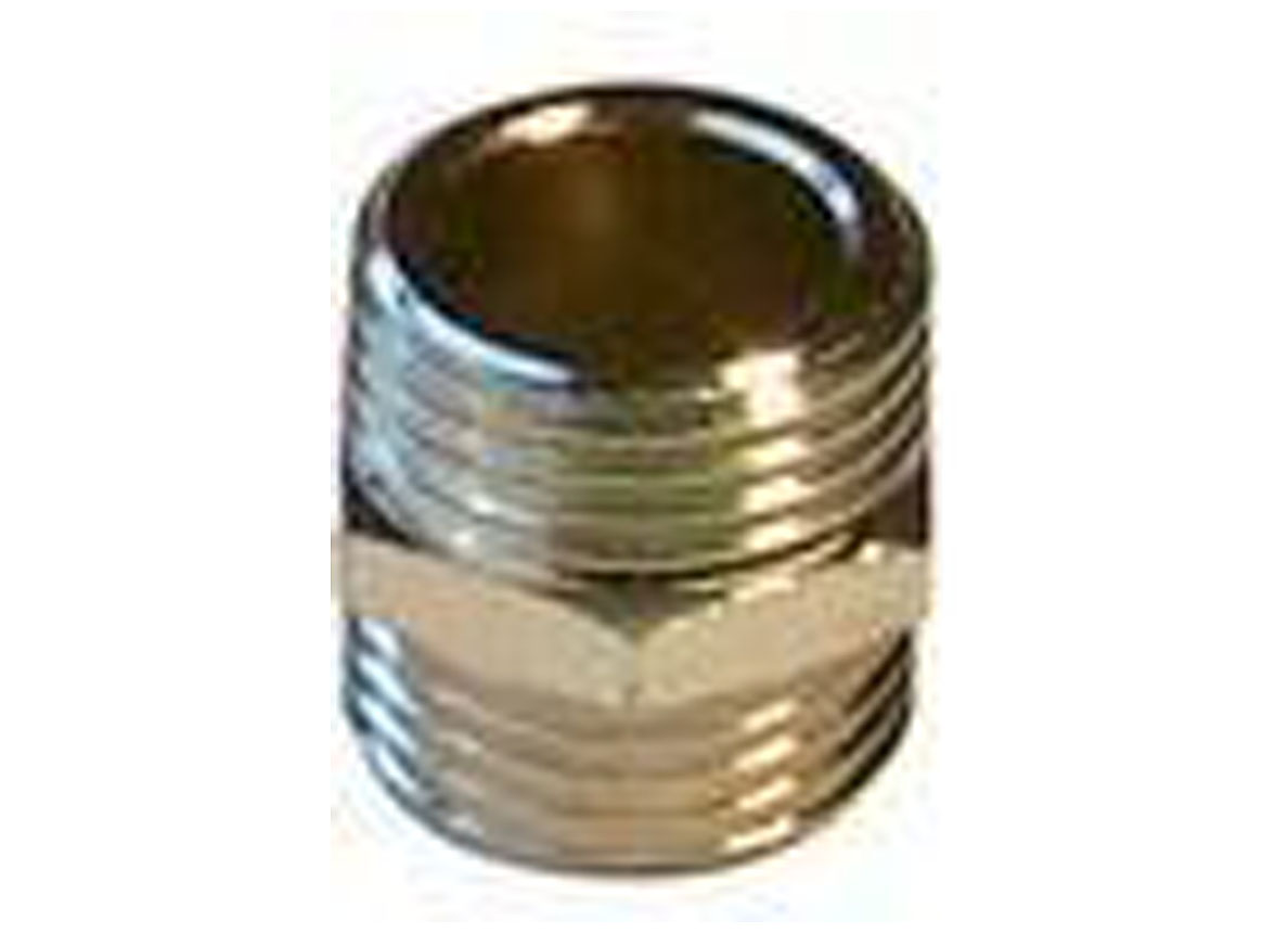 RACCORD LAITON FIL MAMELON 1/2'' CHROME