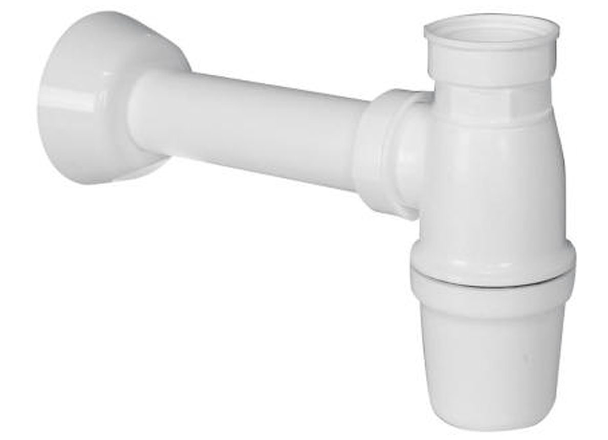 FLESHEVEL VOOR LAVABO PP WIT 6/4'' X Ø40