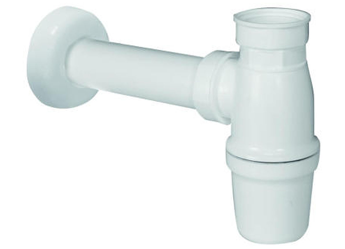 FLESHEVEL VOOR LAVABO PP WIT 5/4'' X Ø32