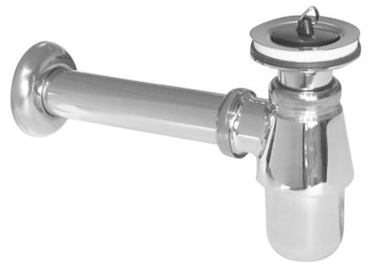 FLESHEVEL VOOR LAVABO CHROOM 5/4'' X Ø32