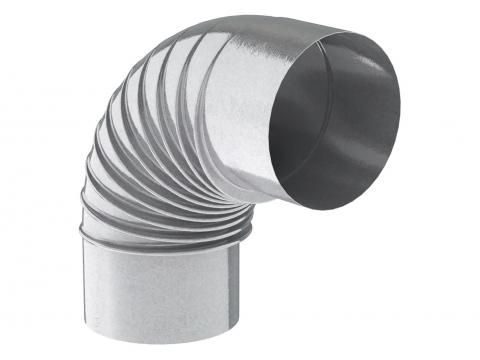 COUDE 90° GALVA.Ø83MM