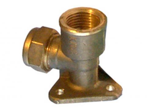 MUURPLAAT KOPPELING MESSING BICONE Ø12 X 1/2'' F