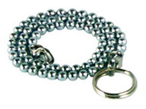 PARELKETTING MET OOG VOOR LAVABO 30CM