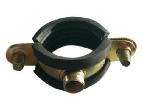 COLLIER DE SERRAGE AVEC GAINE CAOUTCHOUC M7 Ø16MM (3 PIECES)