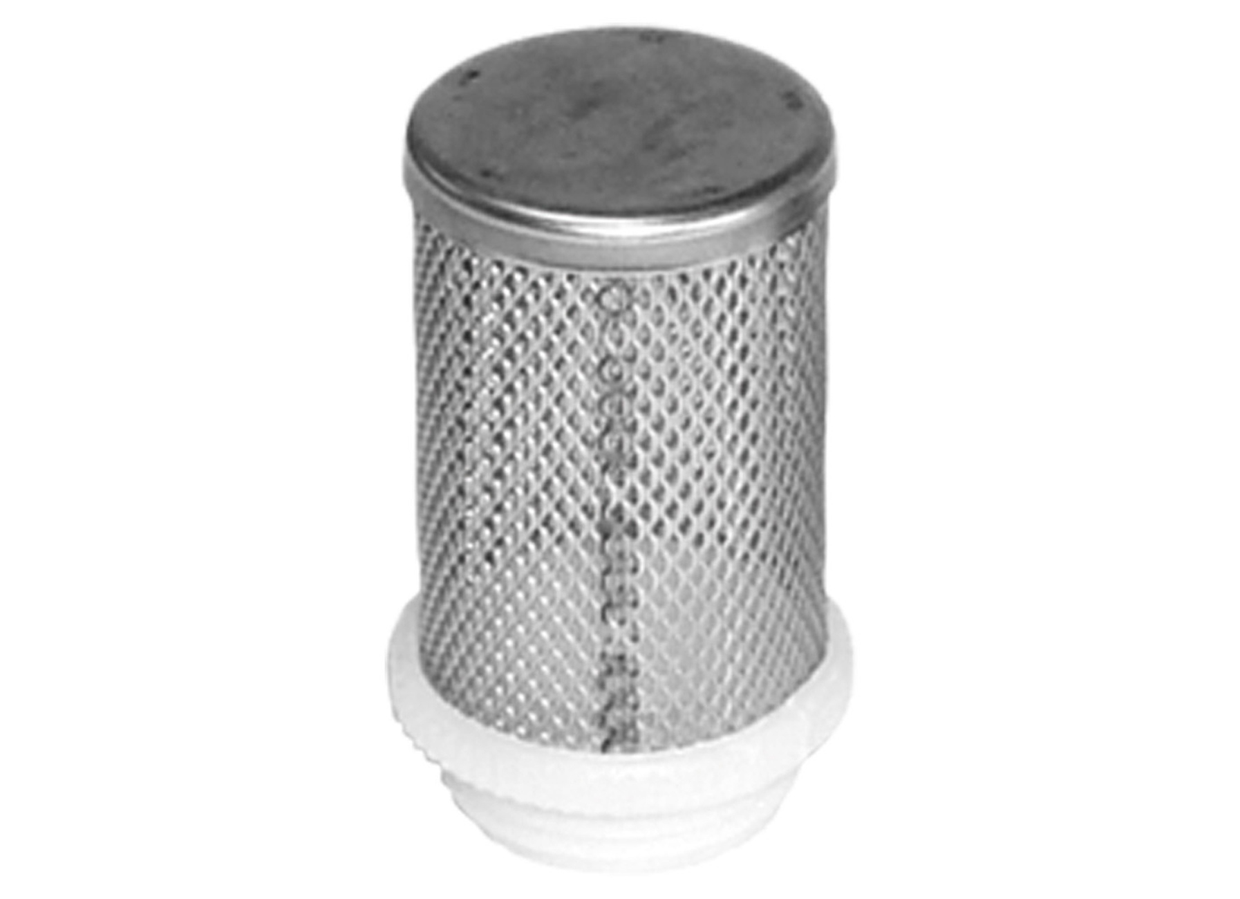 ZUIGKORF INOX VOOR TERUGSLAGKLEP YORK 4/4''