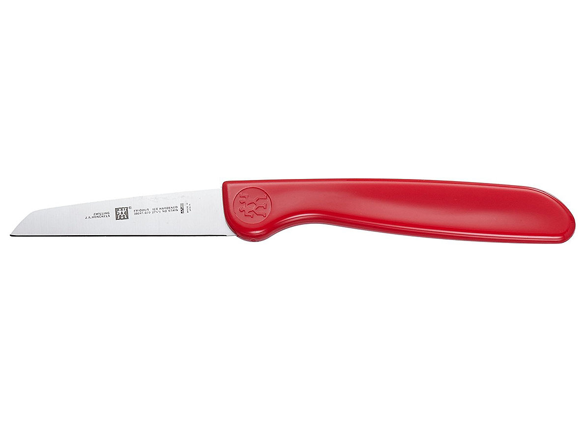 COUTEAU DE LEGUMES 7 CM ROUGE
