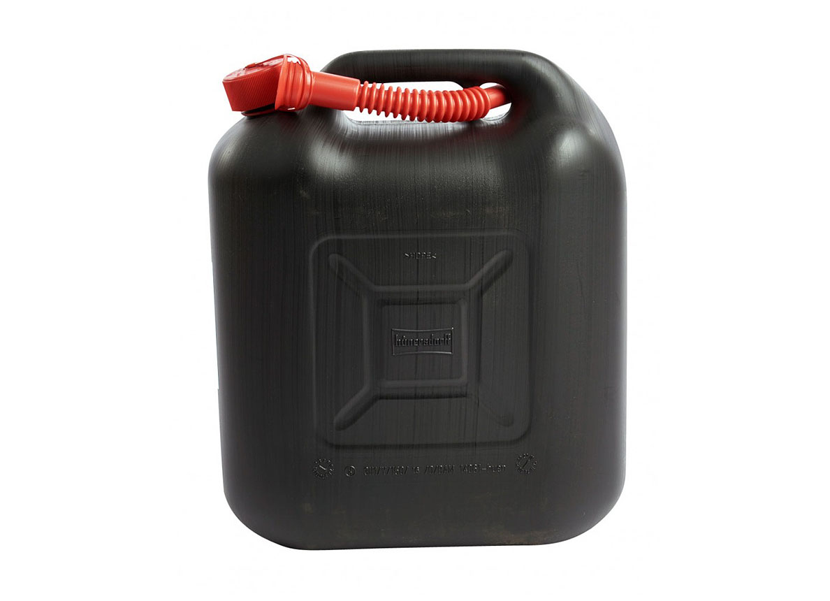 JERRYCAN 20L KUNSTSTOF ZWART