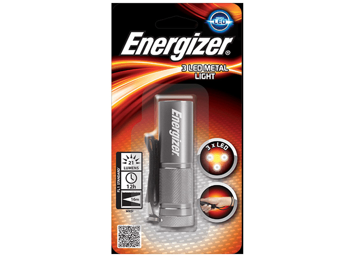 TORCHE ENERGIZER METAL LED 3 X AAA