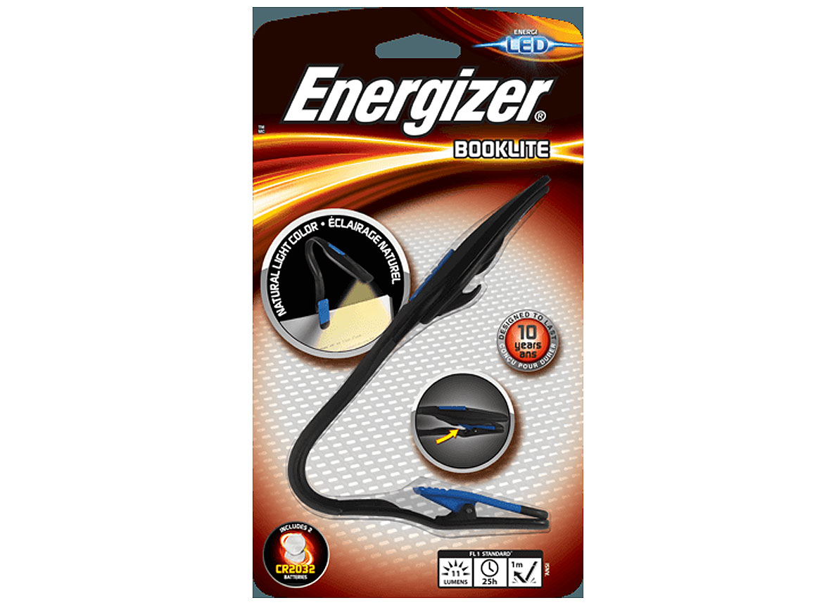 BOOKLITE ENERGIZER + 2 X CR2032