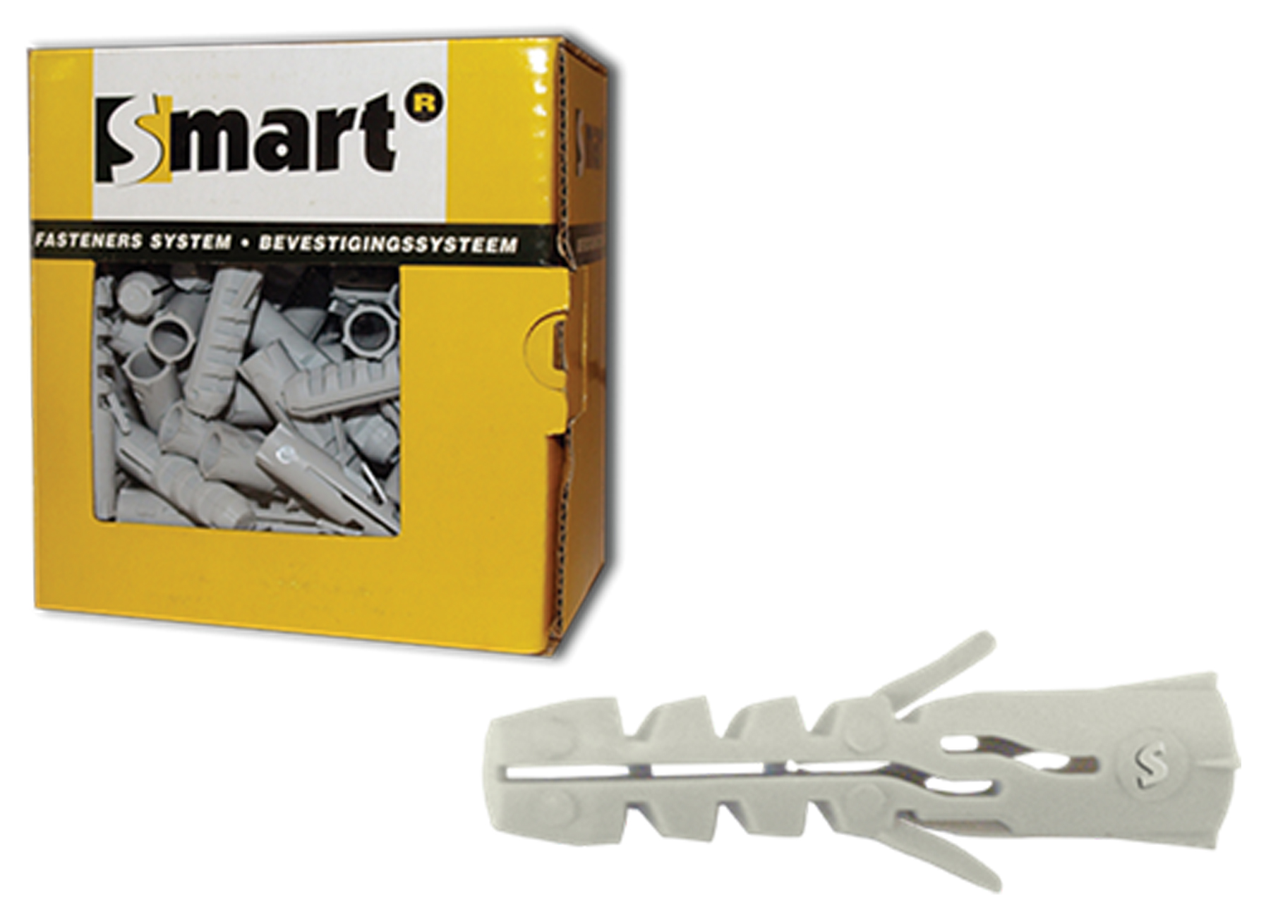 NYLON SPREIDPLUG GEEN BOORD SMART Ø14,00X75MM - 20 STK