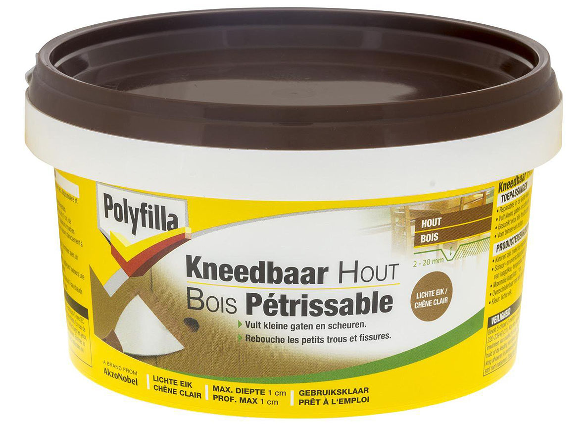 POLYFILLA KNEEDBAAR HOUT LICHTE EIK 500G