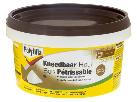 POLYFILLA BOIS PETRISSABLE CHENE CLAIR 500G
