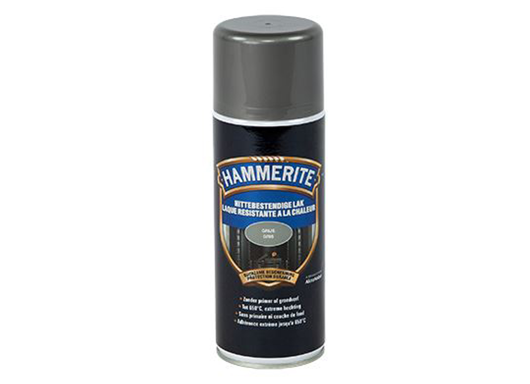 HAMMERITE HITTEBESTENDIGE LAK GRIJS 400ML