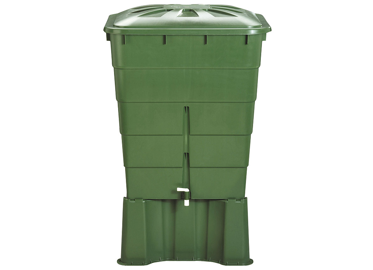 TONNEAU DE PLUIE 300L RECTANGULAIRE VERT