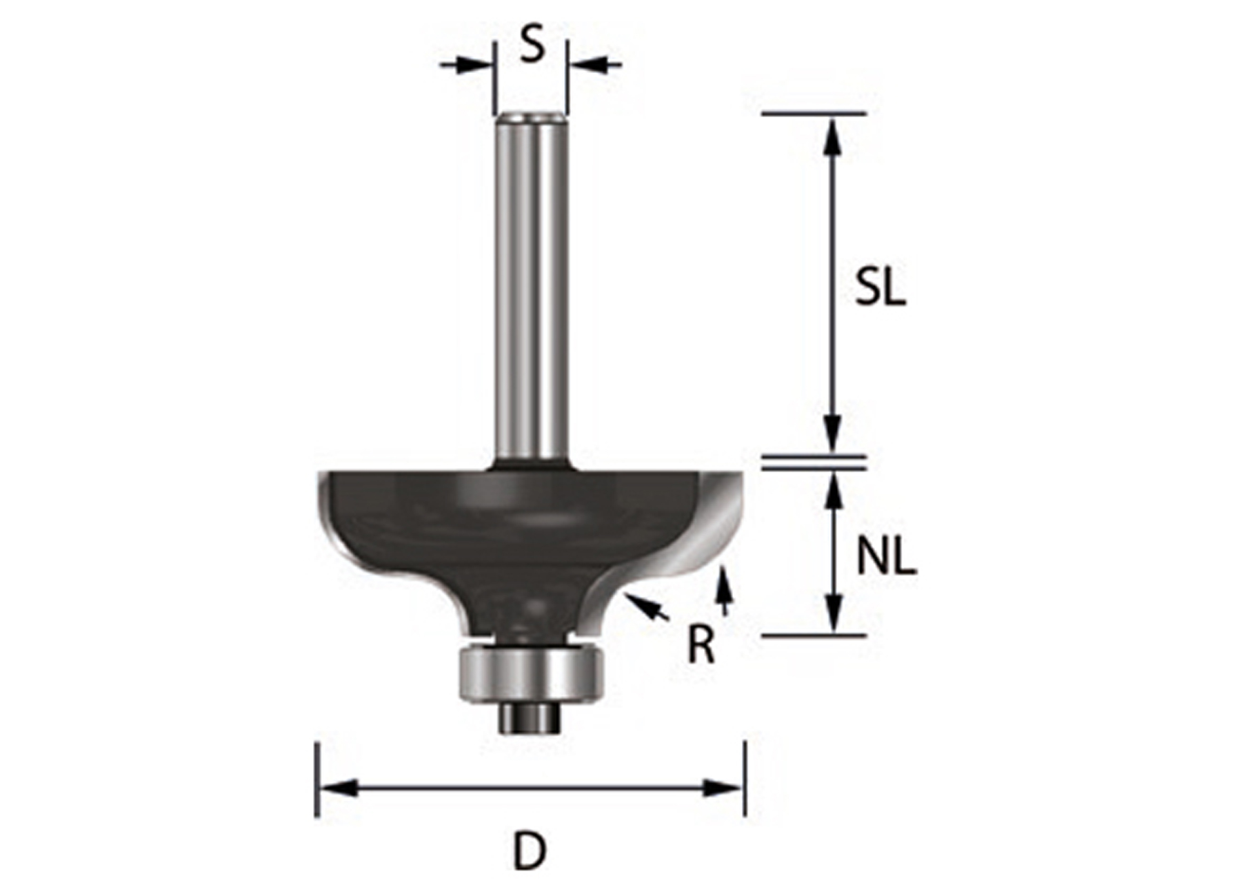 ENT HW KARNIS PROFIELFREES KOGELLAGER S8 R6.35MM