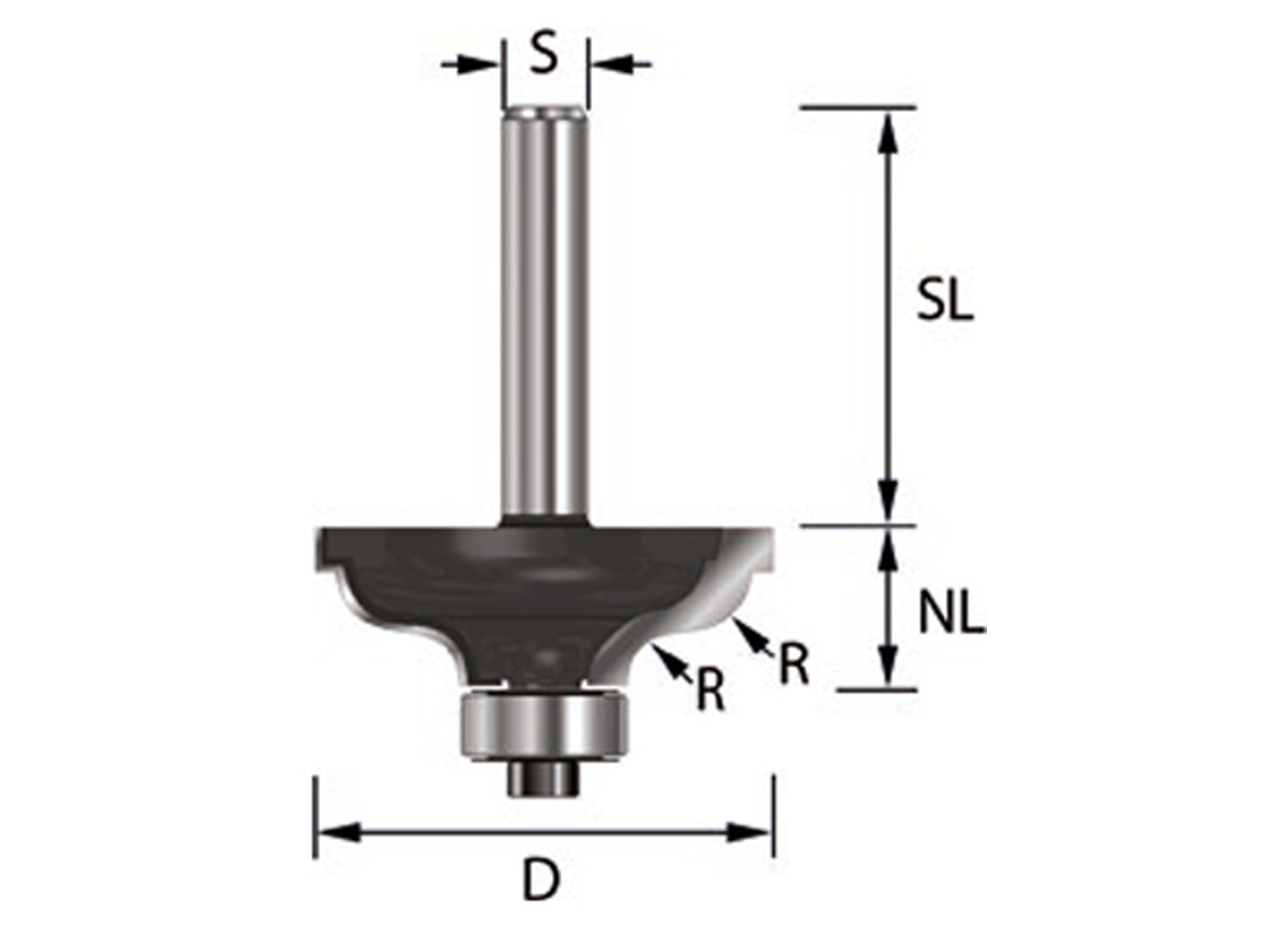 ENT HW KARNIS PROFIELFREES SPONNING KOGELLAGER S8 R6.35MM