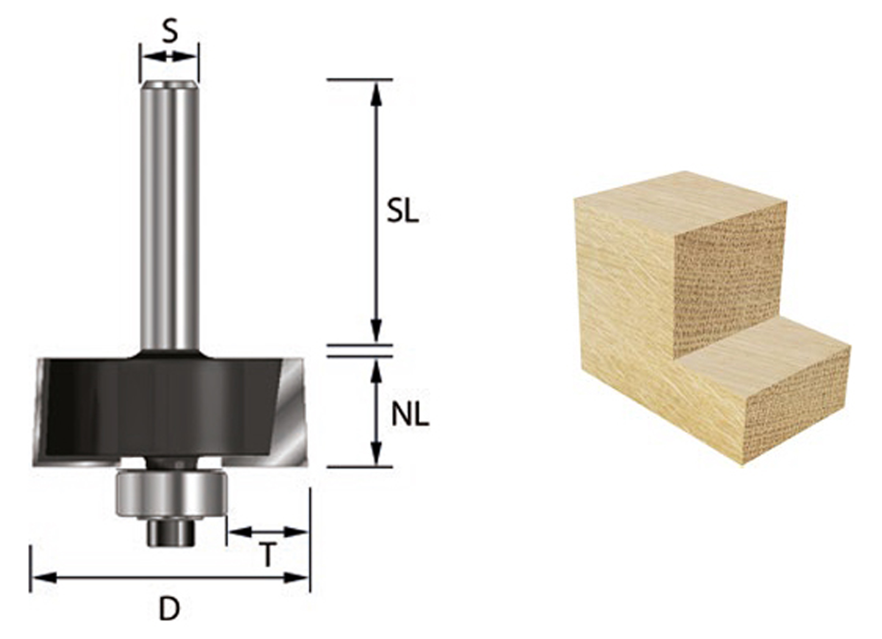 ENT HW RABATFREES KOGELLAGER S8 Ø31.8