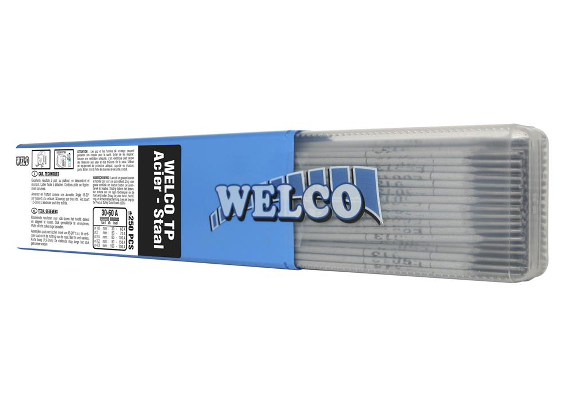 WELCO ELECTRODES ACIER Ø1,6X300MM 250 PCS