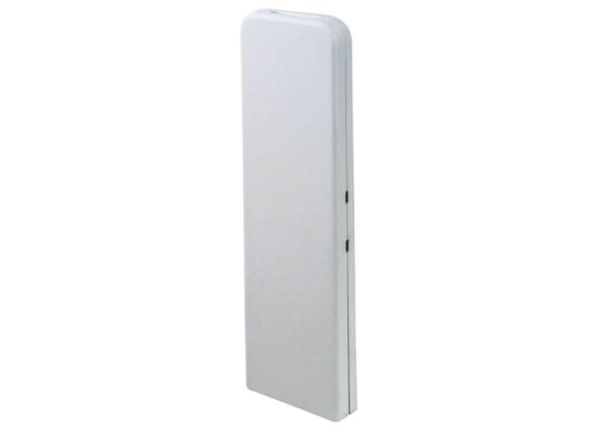 BANC PLIABLE EN PVC BLANCHE