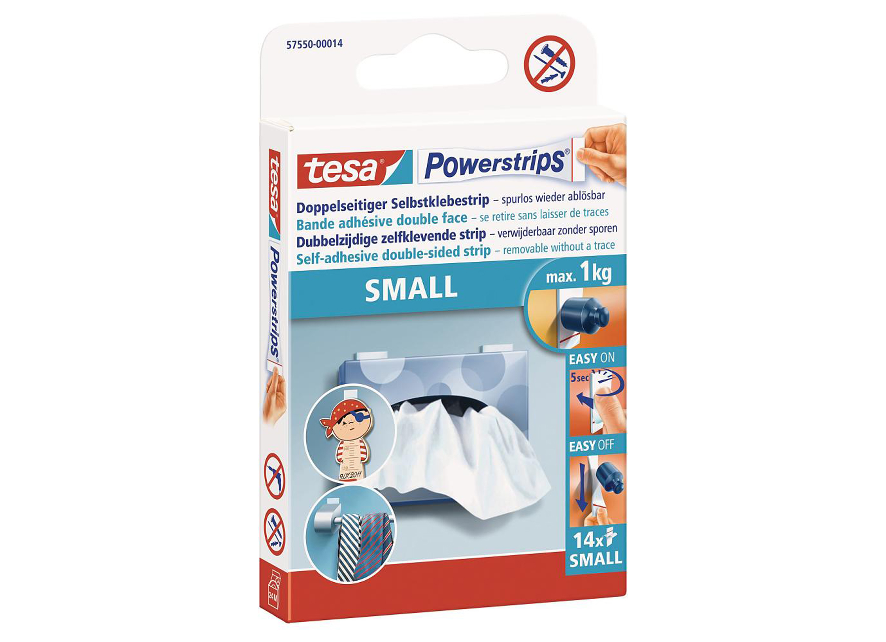 TESA POWERSTRIPS SMALL