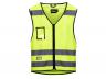 SNICKERS VEST HIGH VISIBILITY GEEL - M: L/XL