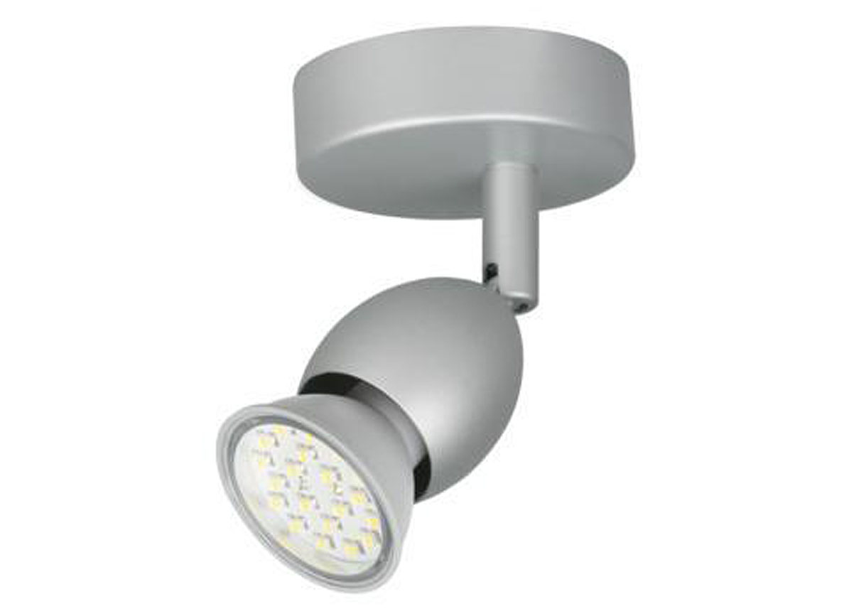 SPOT LESS 1 LED GU10 200LM ALUMINIUM