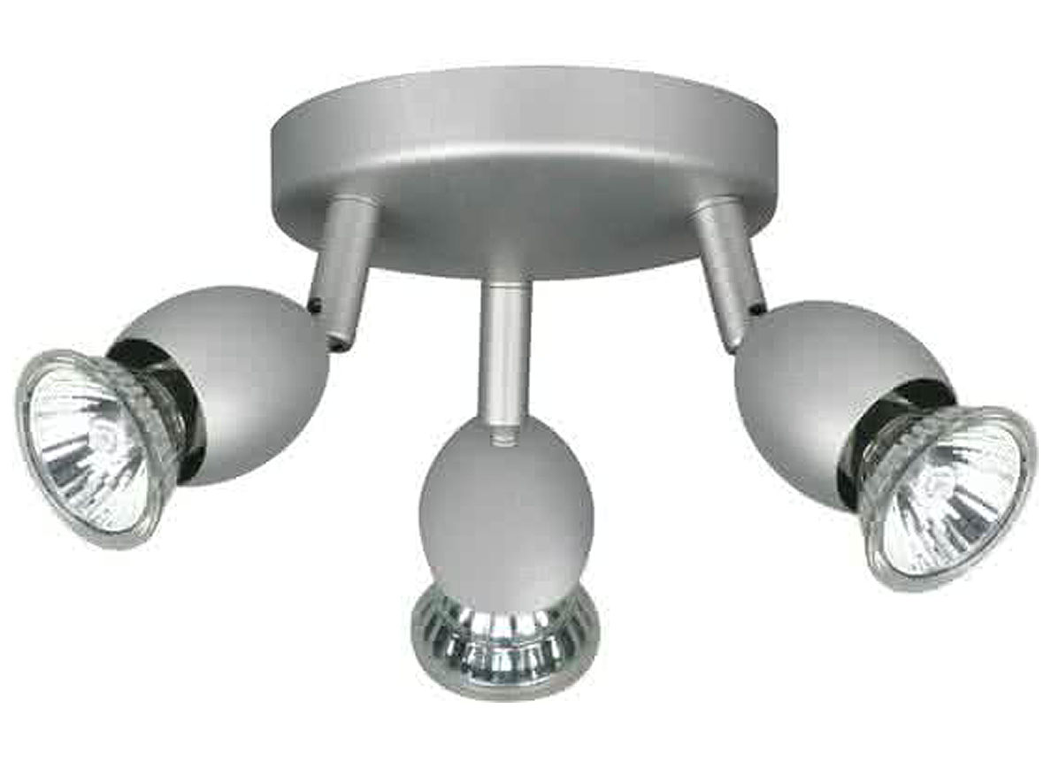 SPOT PLAFONNIER LESS 3 LED GU10 200LM ALUMINIUM