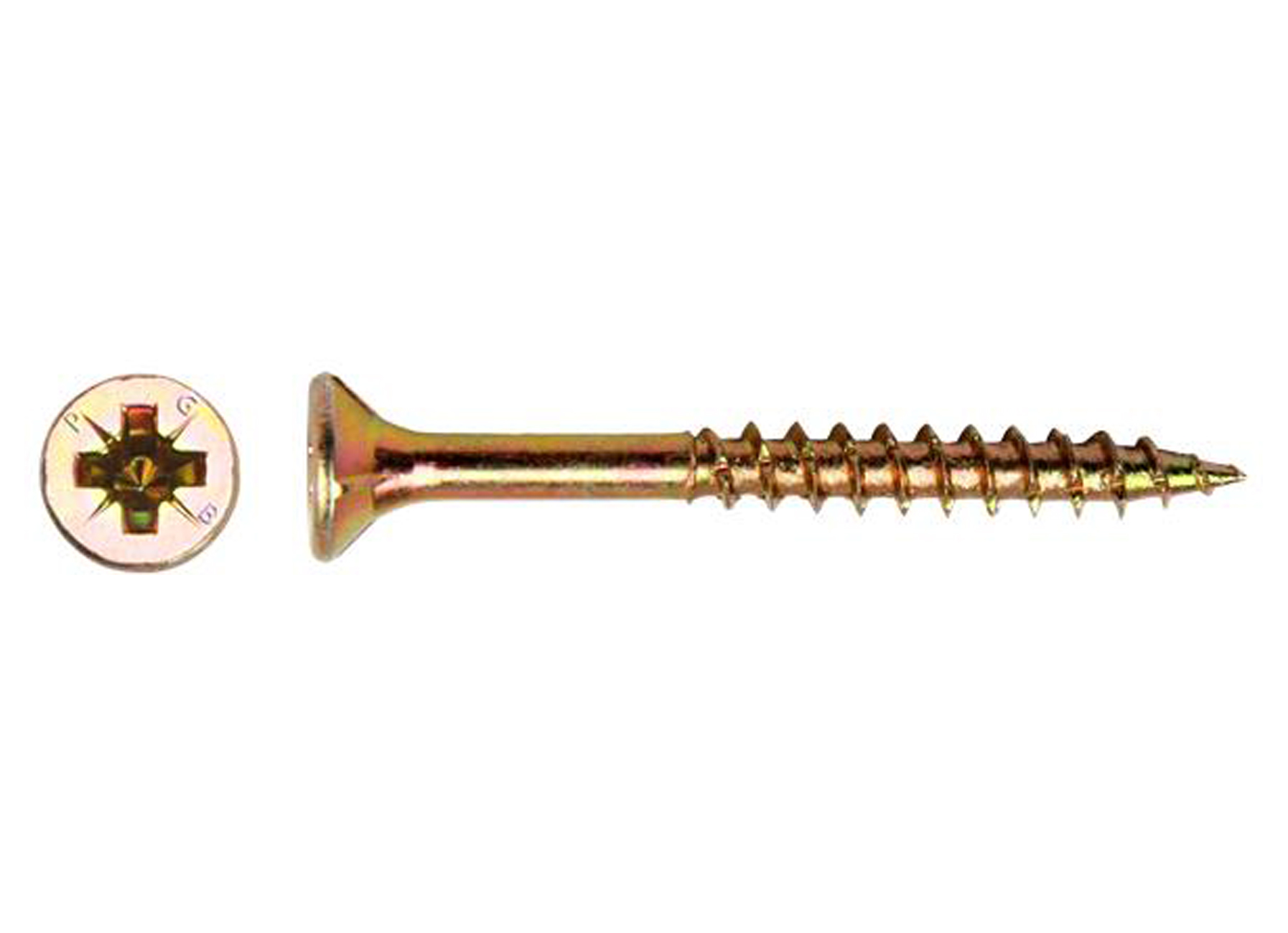 SPAANDERPLAATSCHROEF VZK-Z Ø6,00X80MM GEEL VERZINKT 200 STK