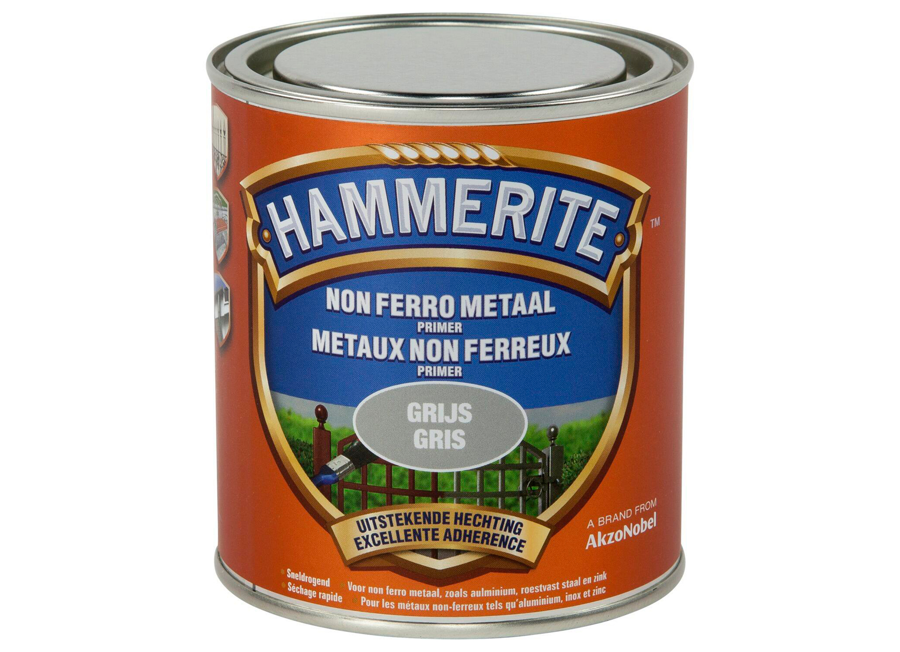 HAMMERITE NON FERRO METAAL PRIMER GRIJS 0,5L