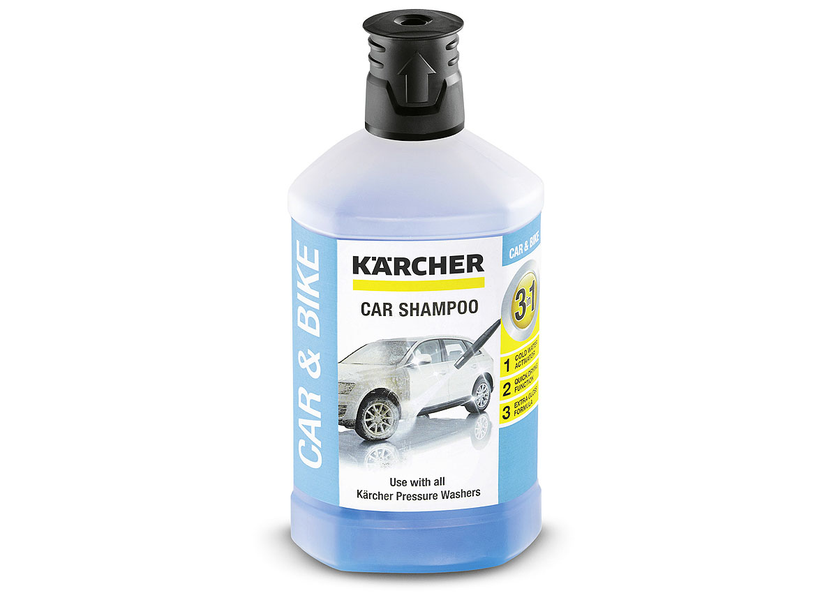 KARCHER PLUG & CLEAN AUTOREINIGER WASH & WAX 3-IN-1  1L