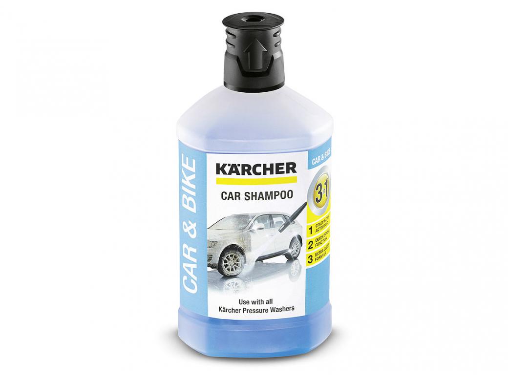 KARCHER PLUG & CLEAN AUTOREINIGER WASH & WAX 3-IN-1 1L