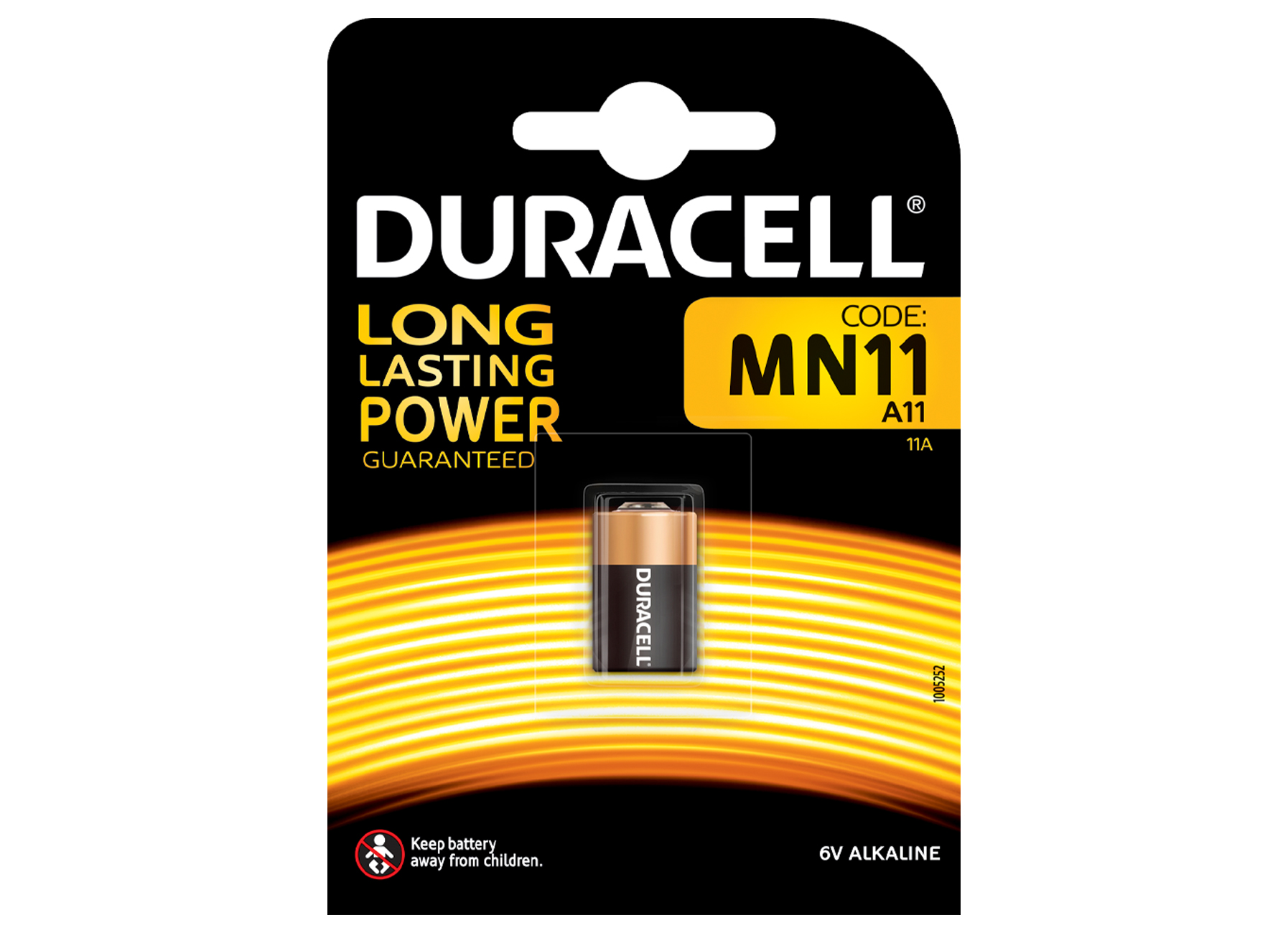 DURACELL SPECIALTY ALKALINE N11 1-PACK MN11