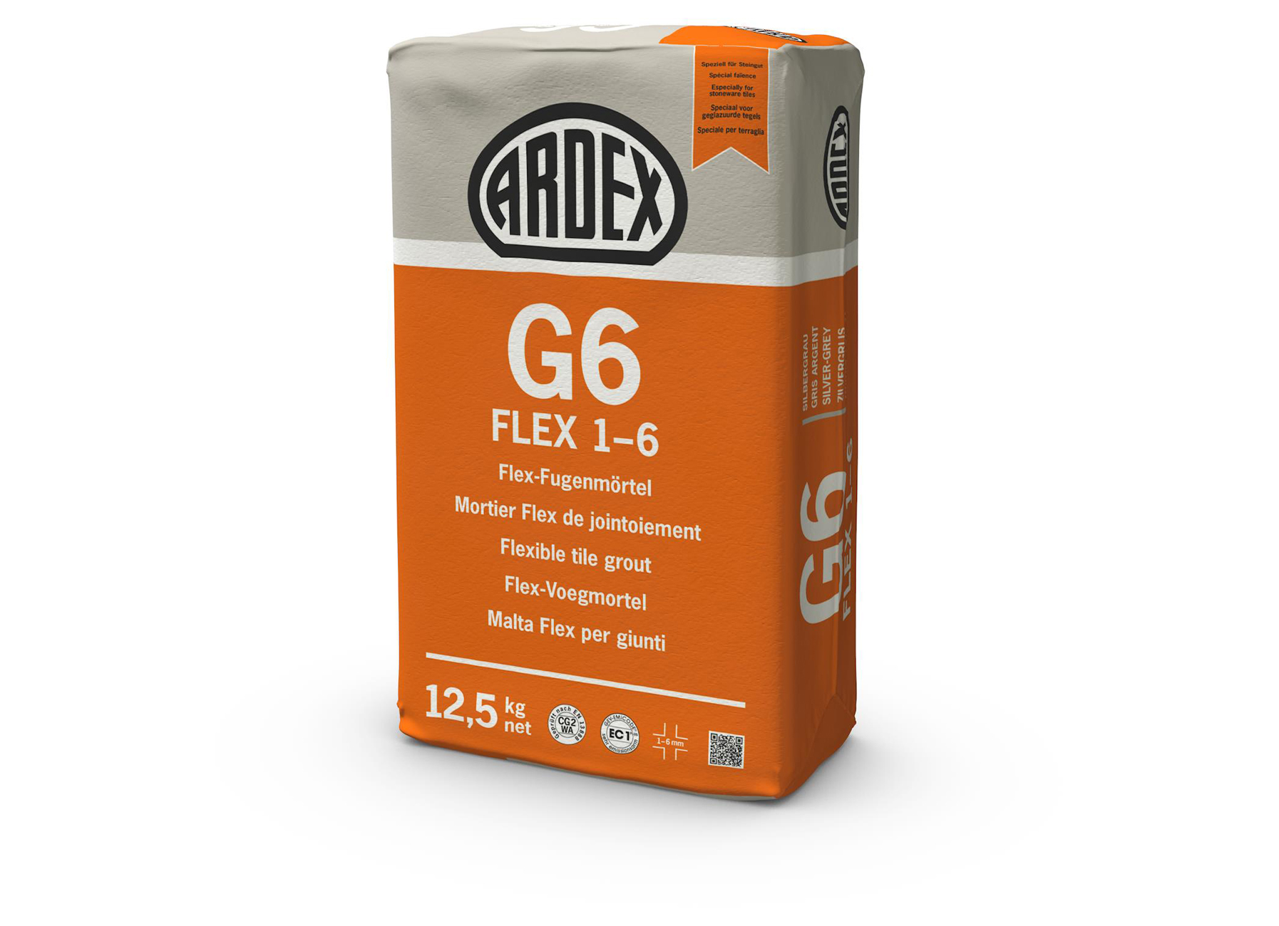 ARDEX G6 FLEX 1-6 ZILVERGRIJS 12.5KG