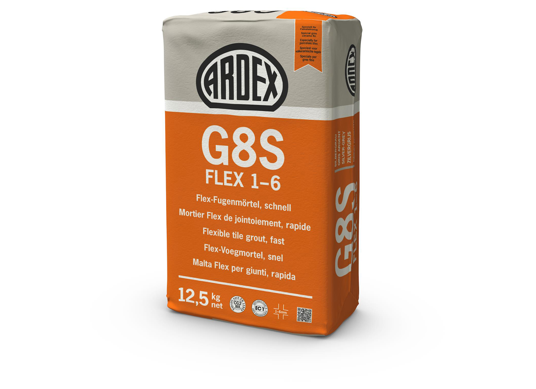 G8S FLEX 1-6 ZILVERGRIJS 12.5KG
