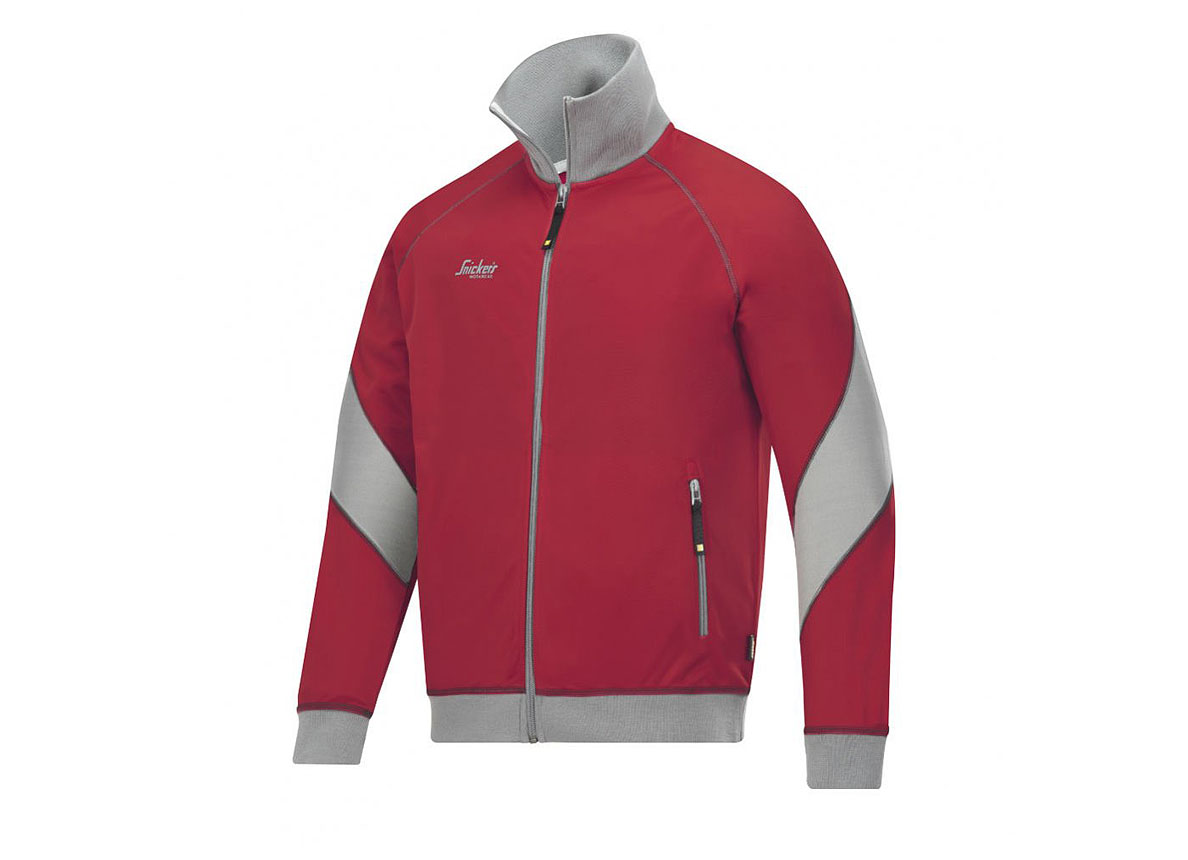 SNICKERS VESTE AVEC LOGO ROUGE CHILI TAILLE: S