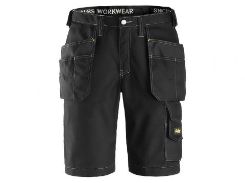 RIP-STOP SHORT BLACK - M: 44